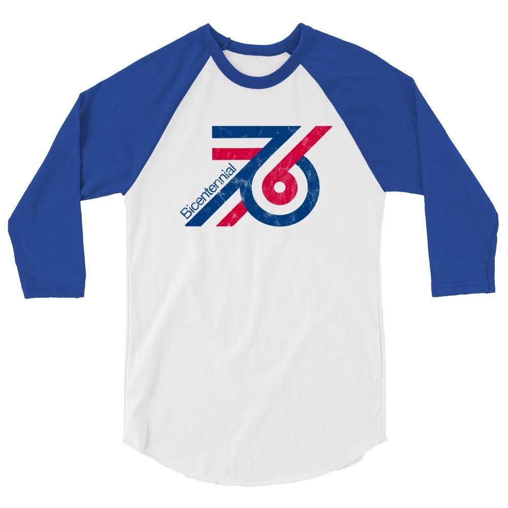 1976 American Bicentennial Retro unisex 3/4 sleeve raglan baseball tee gallery