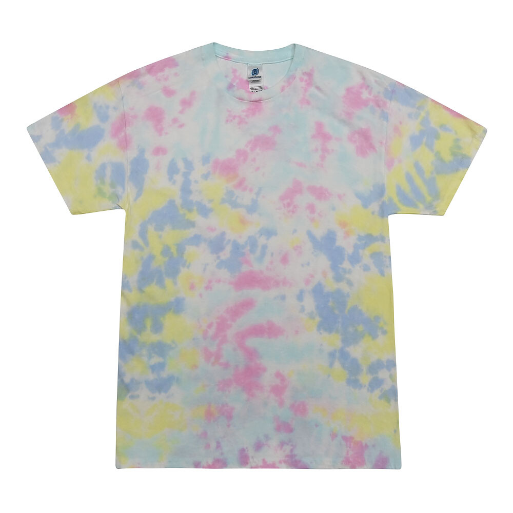 Multi-Color Tie Dye T-Shirts, Kids & Adults Short Sleeve Cotton Colortone gallery