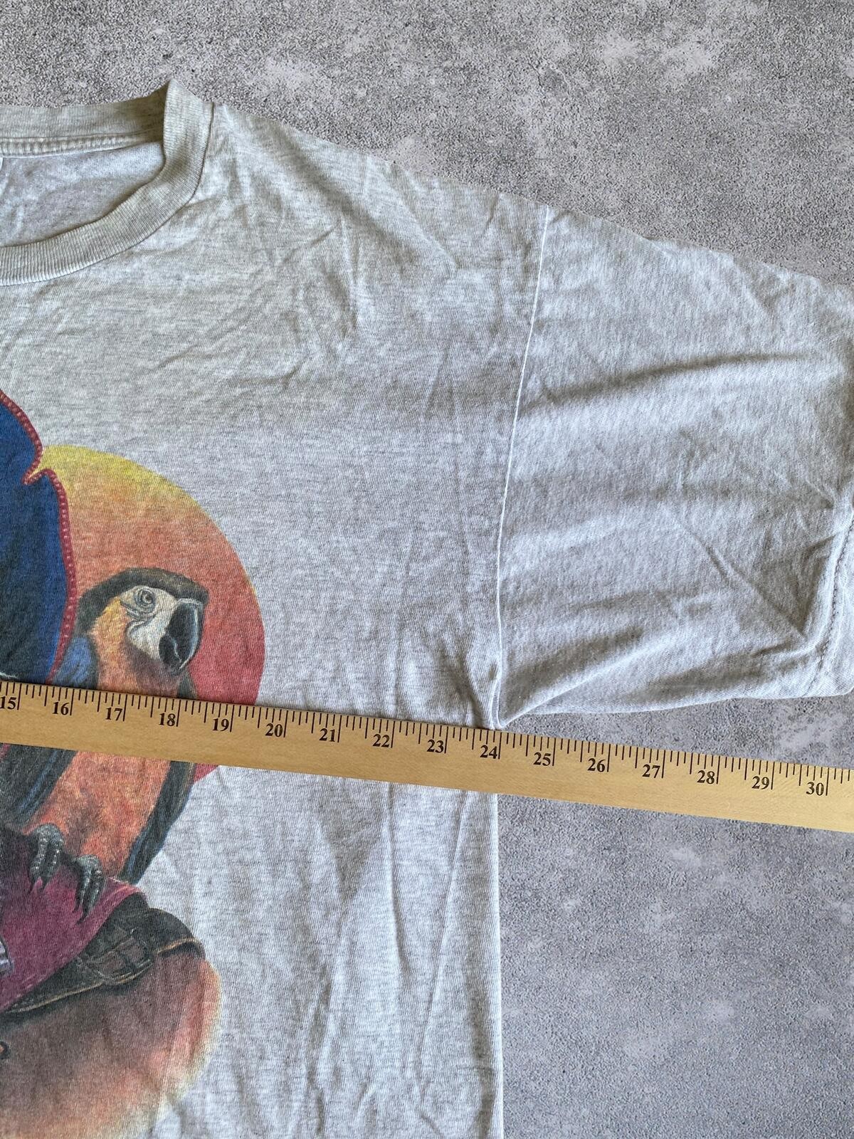 VTG Mens T Shirt XL Regular Gray Cotton Vintage Y2K Ocracoke Island Pirate gallery