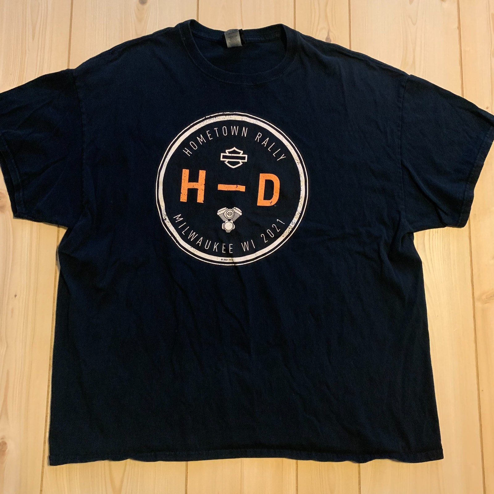 Harley-Davidson Hometown Rally Milwaukee WI Wisconsin 2021 Biker T-Shirt 2XL gallery