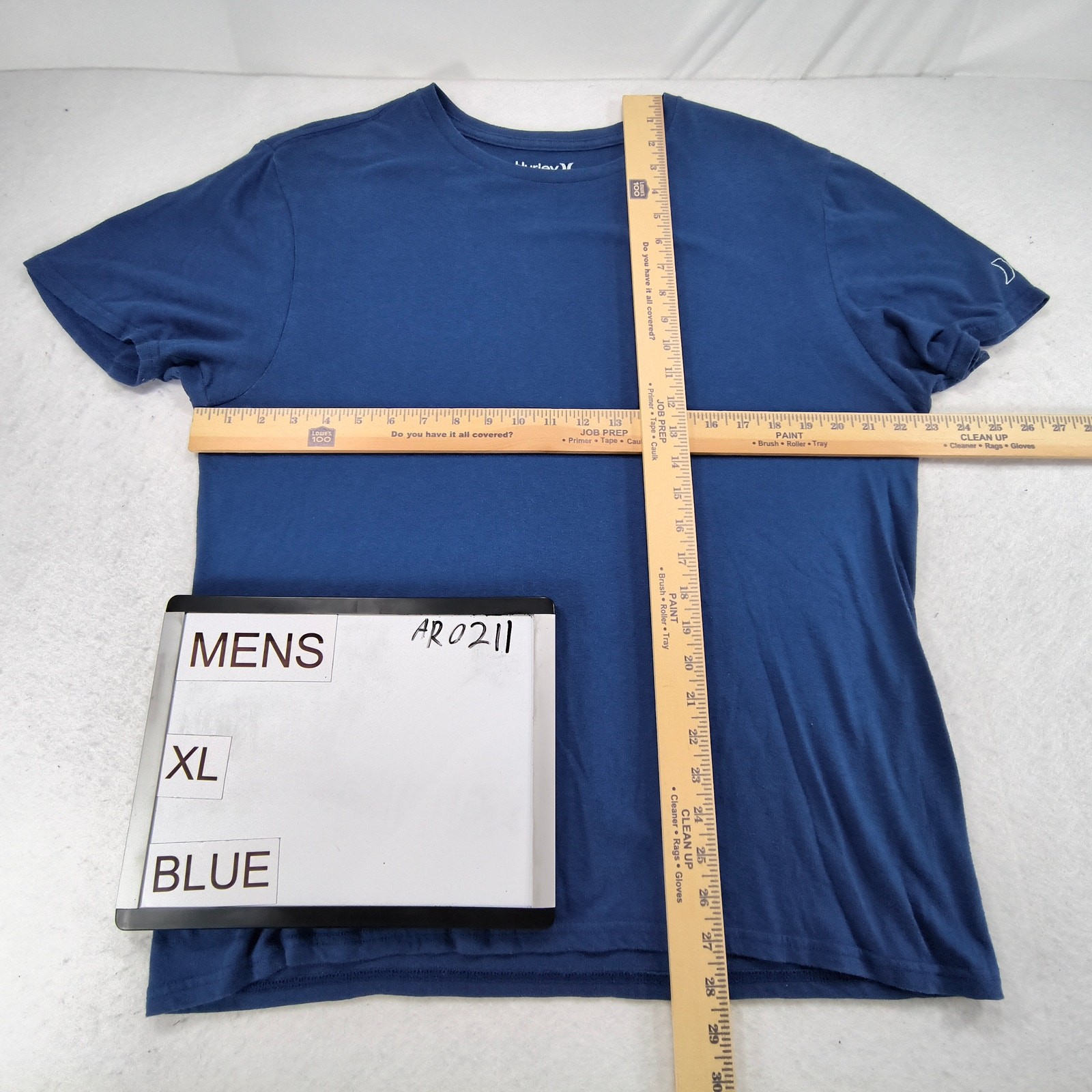 Hurley Casual Crew Neck Short Sleeve T-Shirt Mens Size Extra Large XL Blue gallery