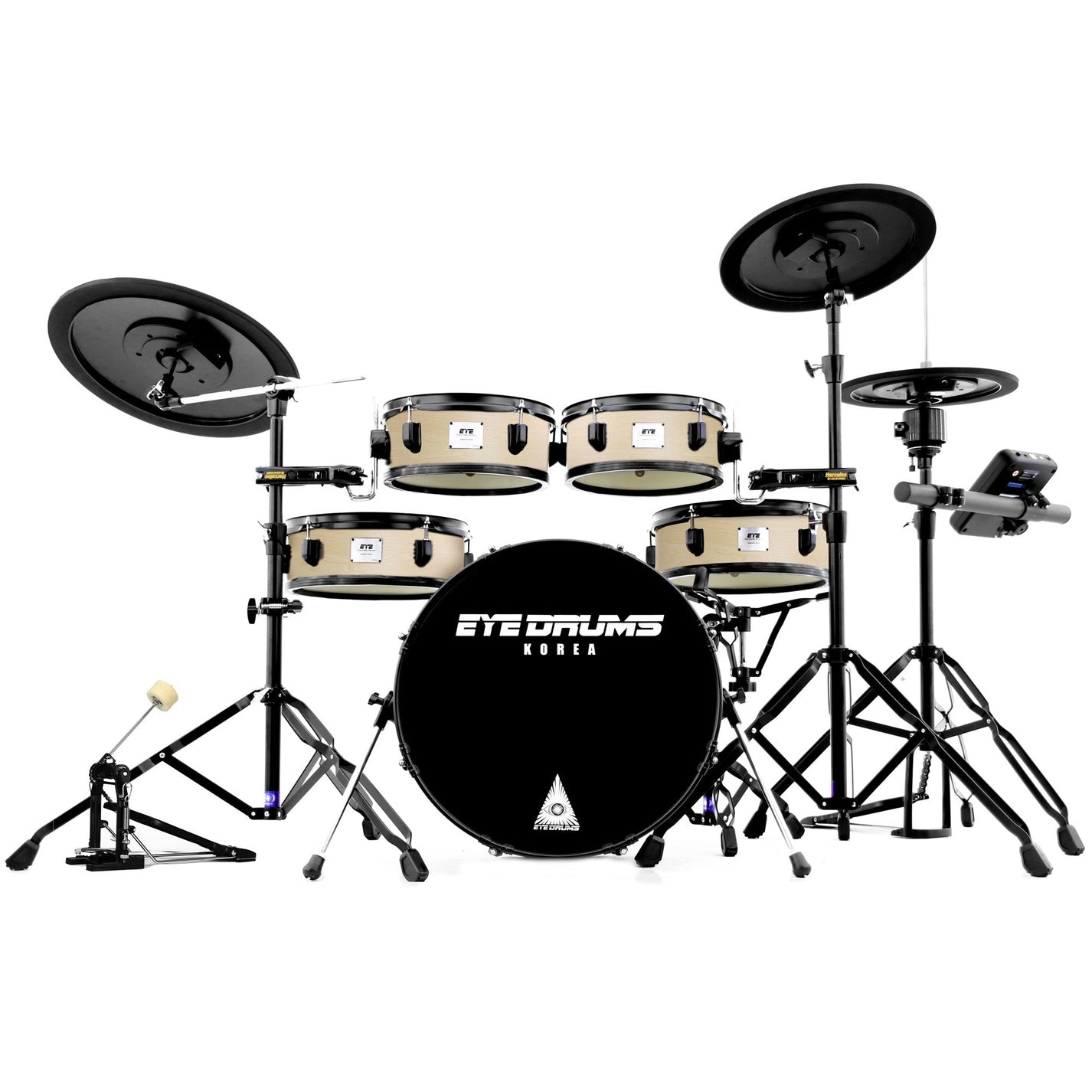 Beatello E4 Plus Electric Drum Kit Mesh Heads USB MIDI Full Size Adult Set