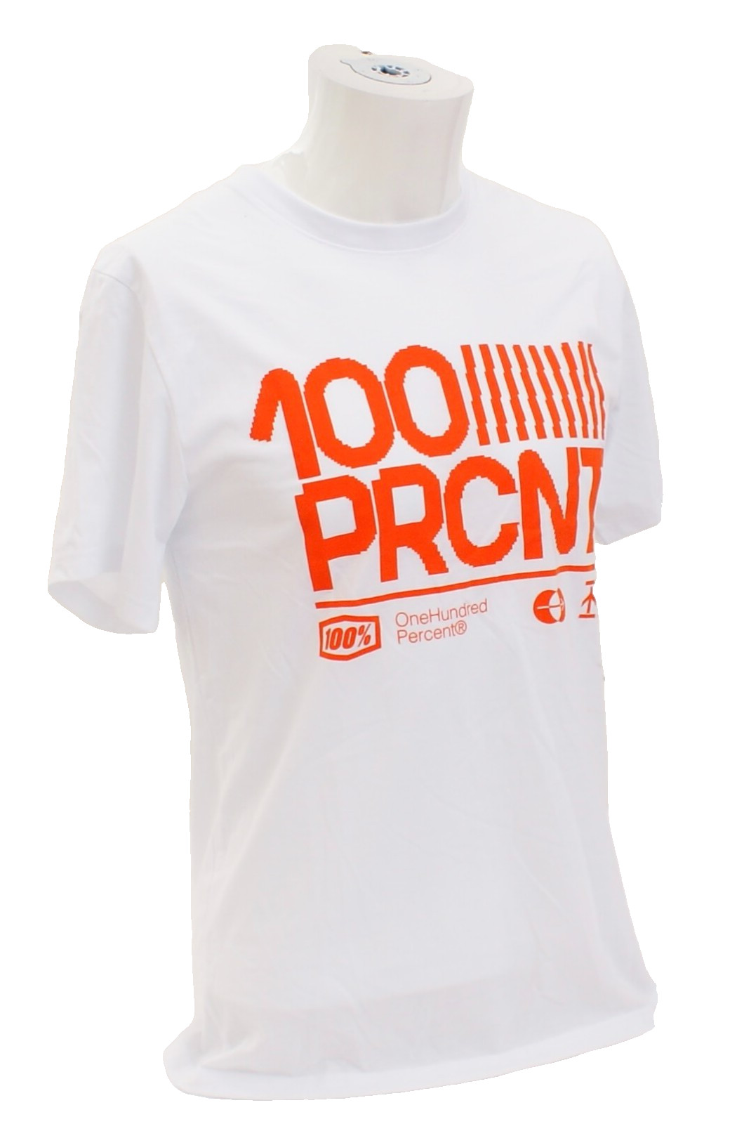 100 Percent Men's S White Graphic Short Sleeve Tee T Shirt gallery
