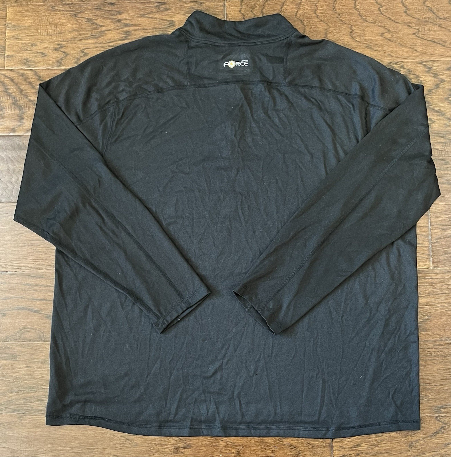 Carhartt Mens Shirt FORCE RELAXED FIT Lightweight Long Sleeve Black 1/4 zip XL gallery