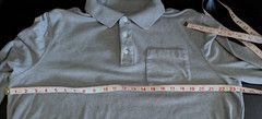 Croft & Barrow Easy Care Men’s Gray Long Sleeve Polo with Pocket Size Large
