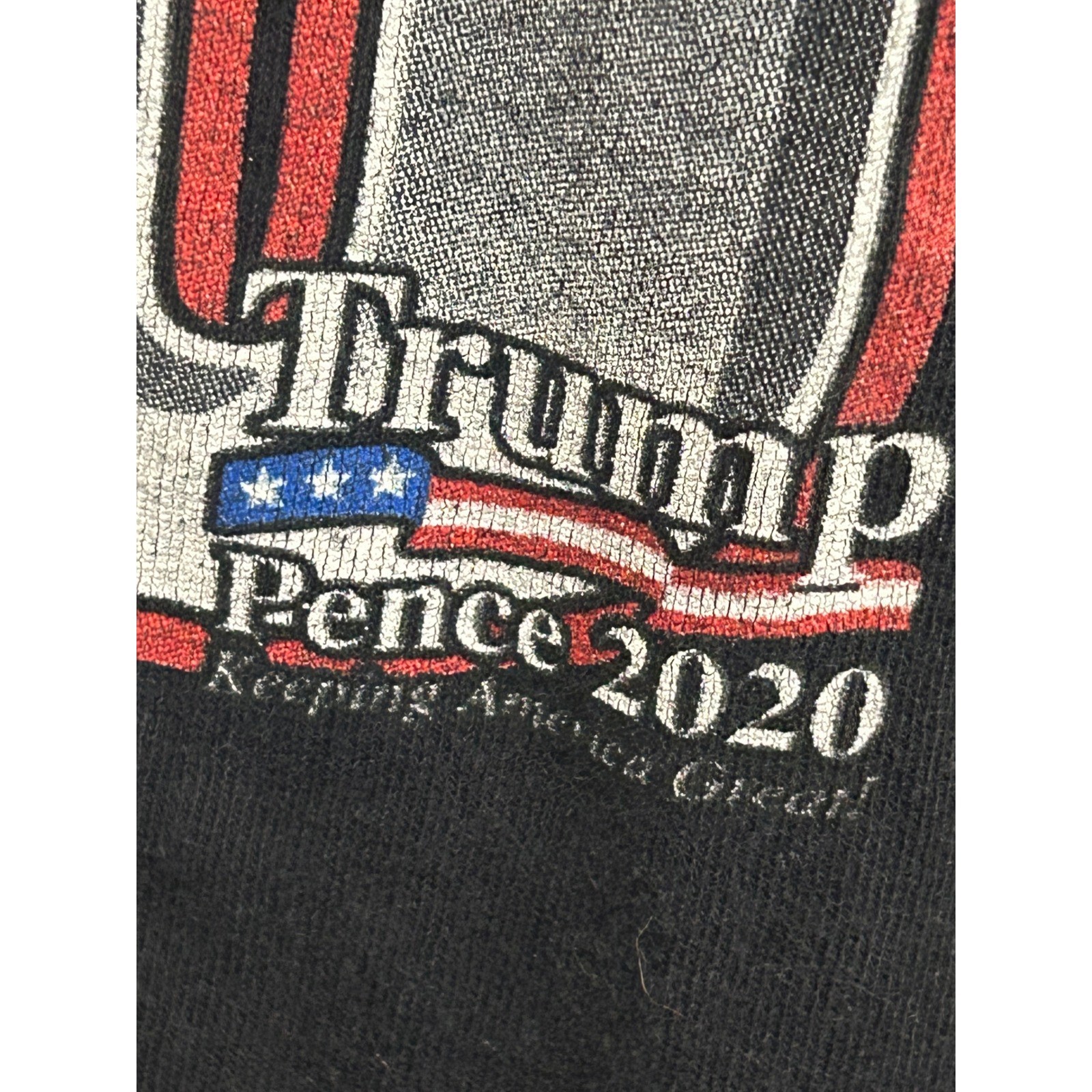 Trump 2020 President Seal Graphic T-Shirt Mens 3XL Black Heavy Cotton Tee gallery