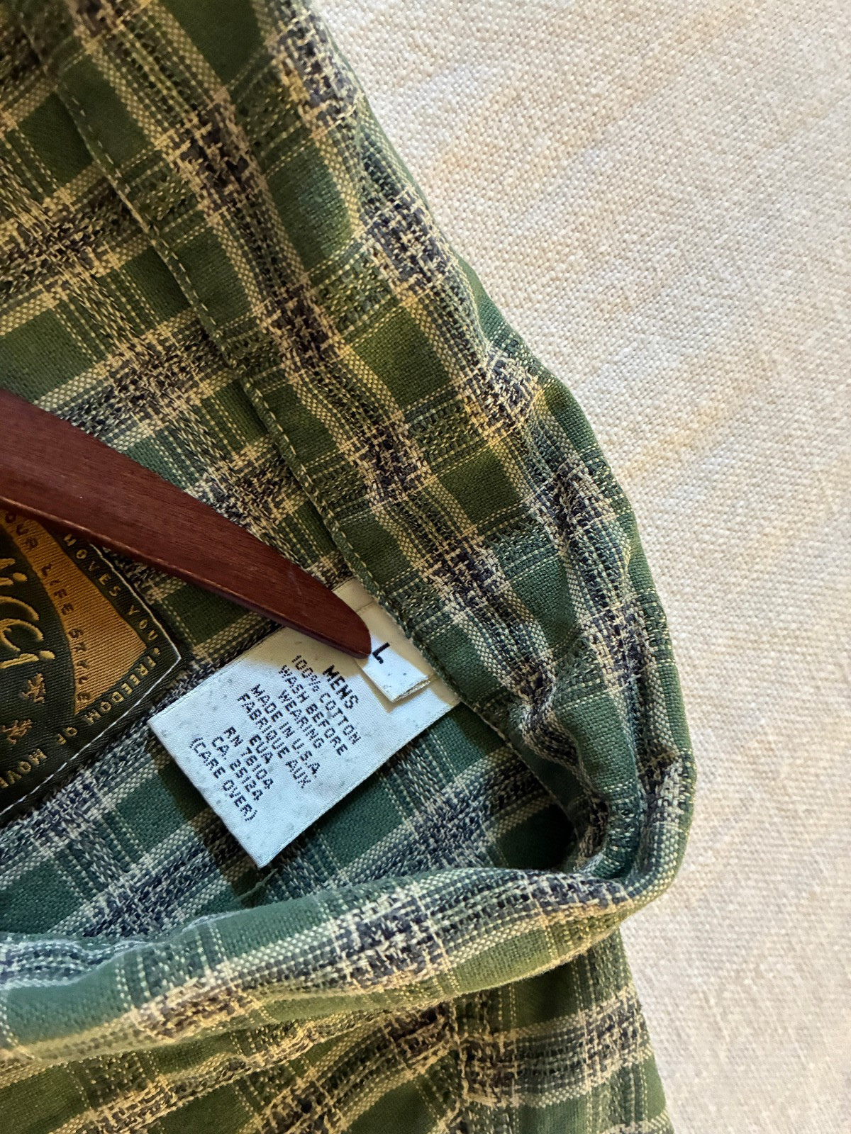 Vintage 90s Gramicci Short Sleeve button up Made In USA Boxy L Gorpcore gallery