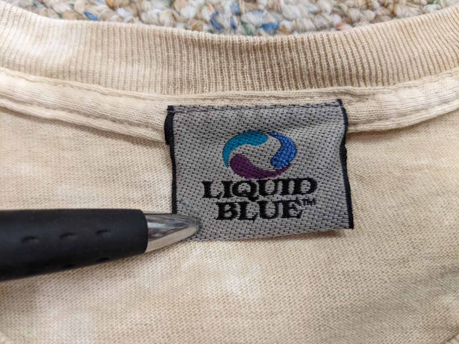 Liquid Blue Shirt Men Large Tie Dye Lion Logo Graphic Rich Normurdin 1994 Safari gallery