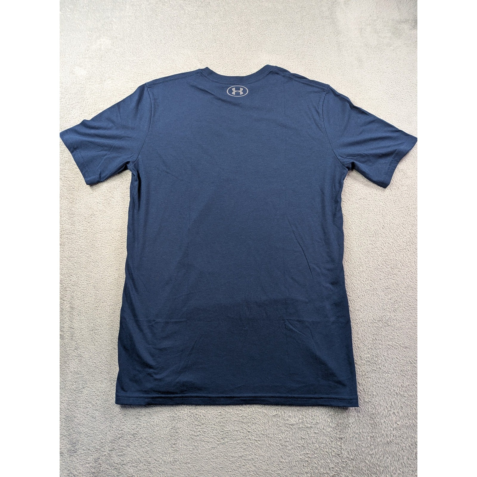 Under Armour Mens HeatGear Big Logo Graphic T-Shirt Navy Blue Red 1329583 Medium gallery