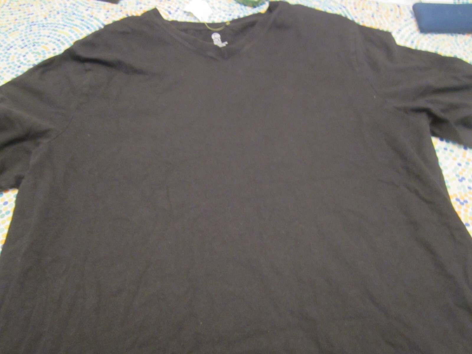 Harbor Bay V-Neck T-Shirt - Black - 1XLT gallery