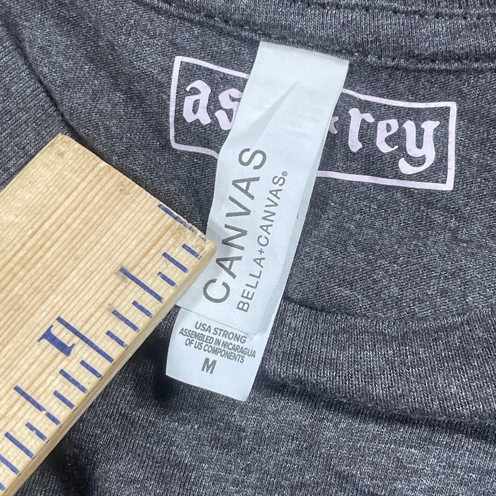 Canvas Astorrey CrewNeck T-Shirt Mens M Medium Dark Gray Poly-Cotton Blend gallery