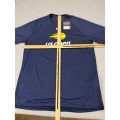 Under Armour US Open Tennis Tech Tee Mens Large Navy Blue Short Sleeve Shirt NWT