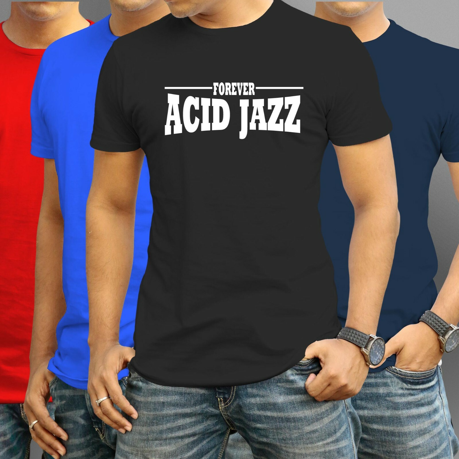 Acid Jazz Men's T-Shirt Soul Music 70's 80's R&B Dance Disco Soul Retro R&B Jazz gallery