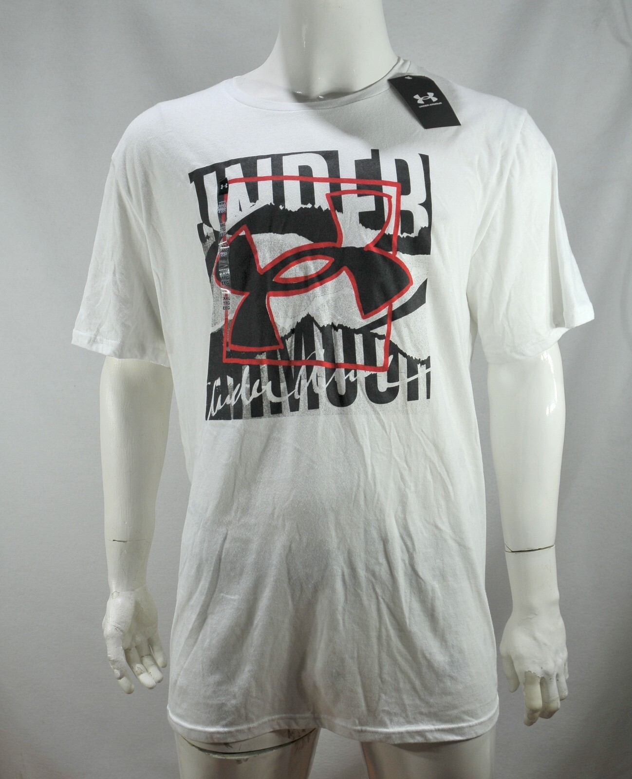 Under Armour Layered Men's T-Shirt XL Loose Fit HeatGear White NWT gallery