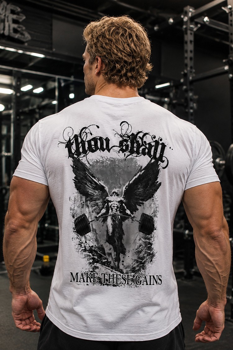 Iron Gods Archangel Gym Shirt Gym Pump Cover Christian Gym Clothing gallery