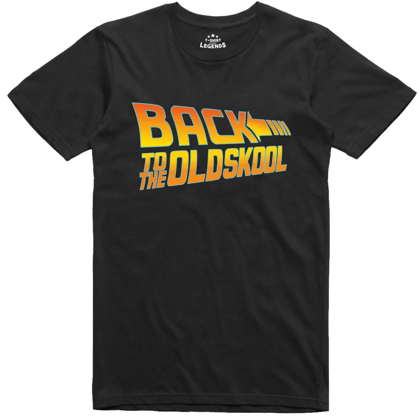 Mens T Shirt Retro Movie Music 80's Back to the Old Skool Design gallery
