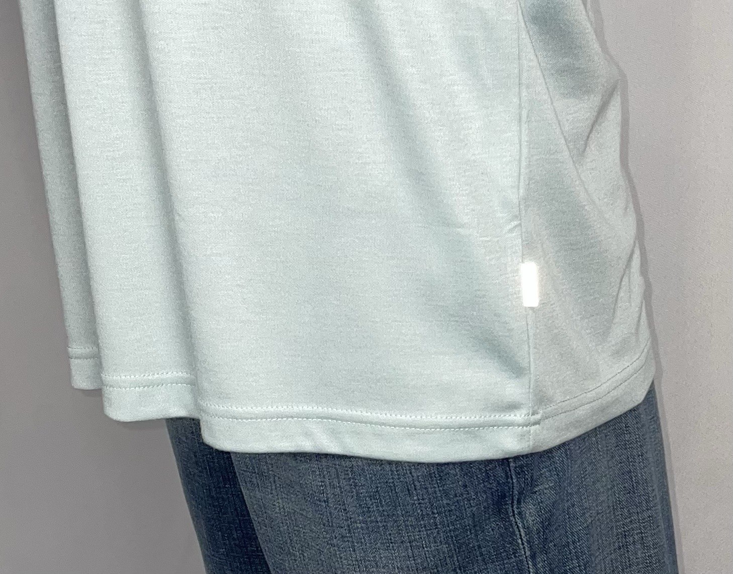 Alfani Stretch Men's Solid Crewneck Longsleeved Performance Shirt Cloud Blue New gallery