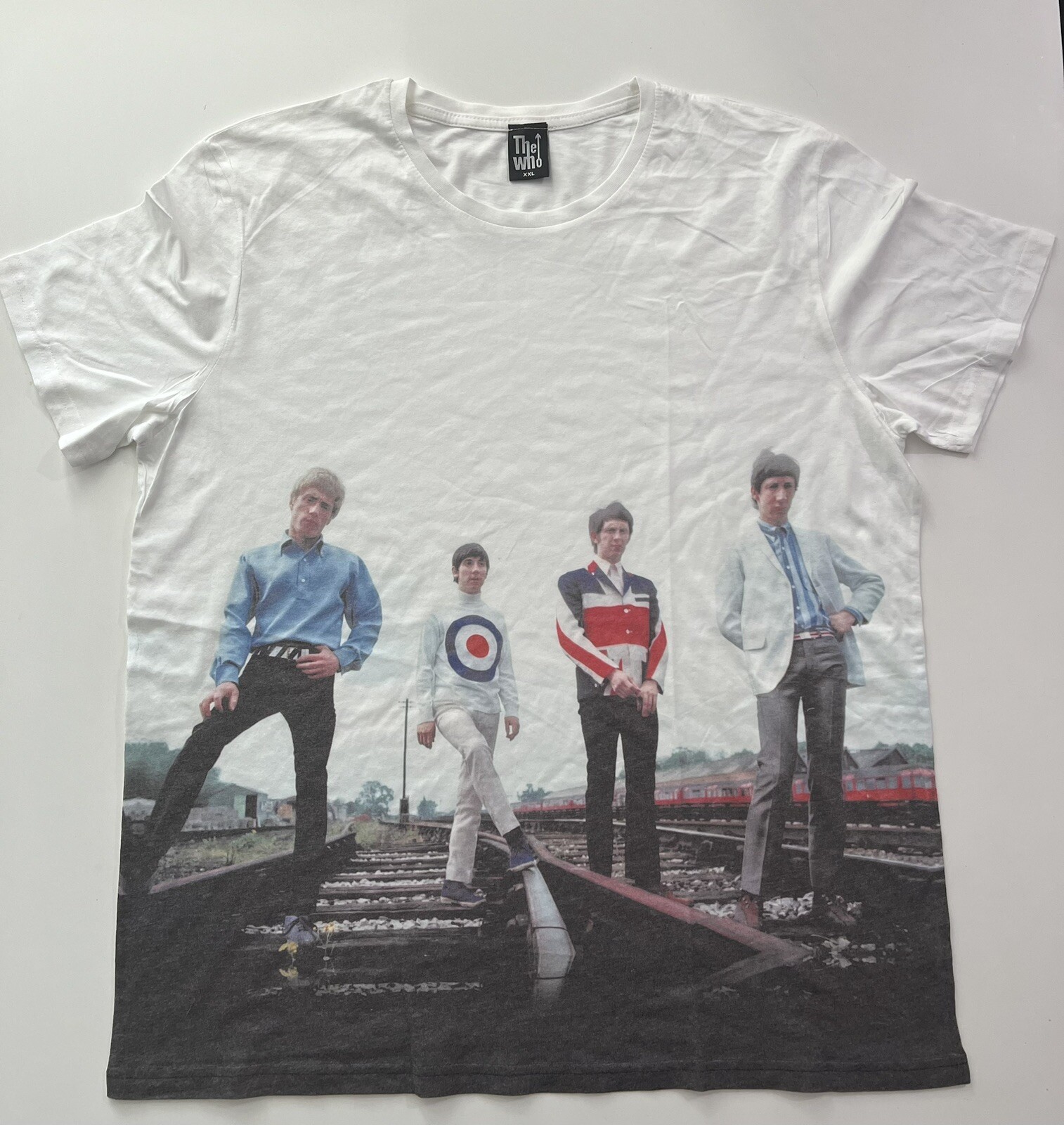 THE WHO (2012) Official Merchandise 60’s British Band Photo T-Shirt Size 2XL