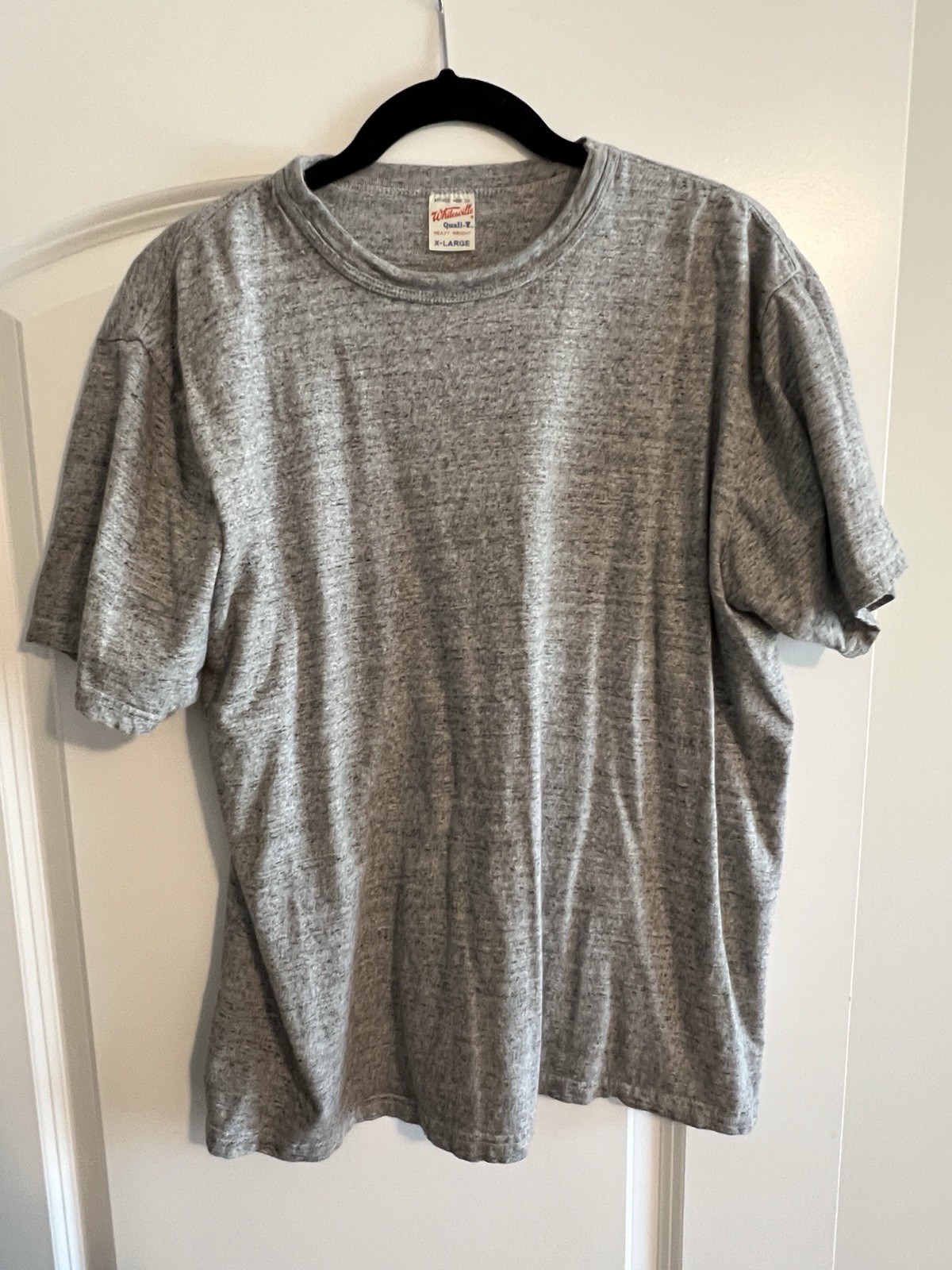 Whitesville Quali-T Heavyweight Gray Cotton Short Sleeve T-Shirt Size XL gallery