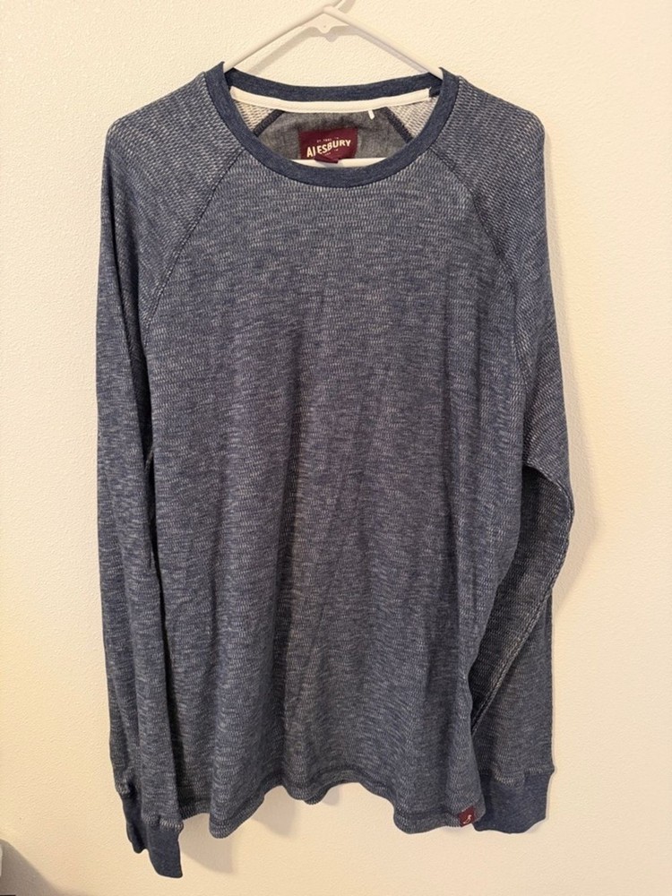 Alesbury Navy Knit Crew longsleeve