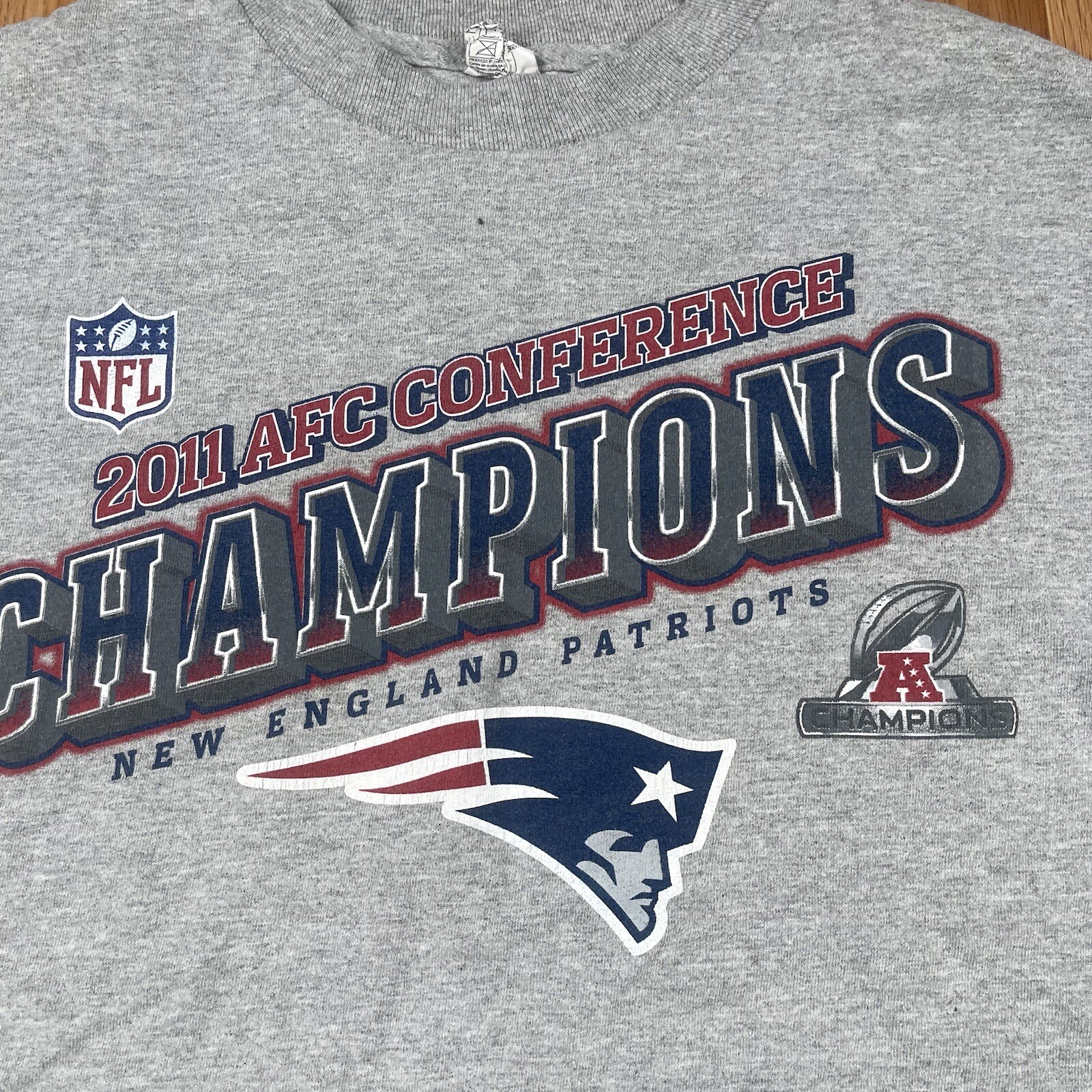 Alstyle Apparel&Activewear Long Sleeve T-Shirt Adults M Medium NE Patriots 2011 gallery