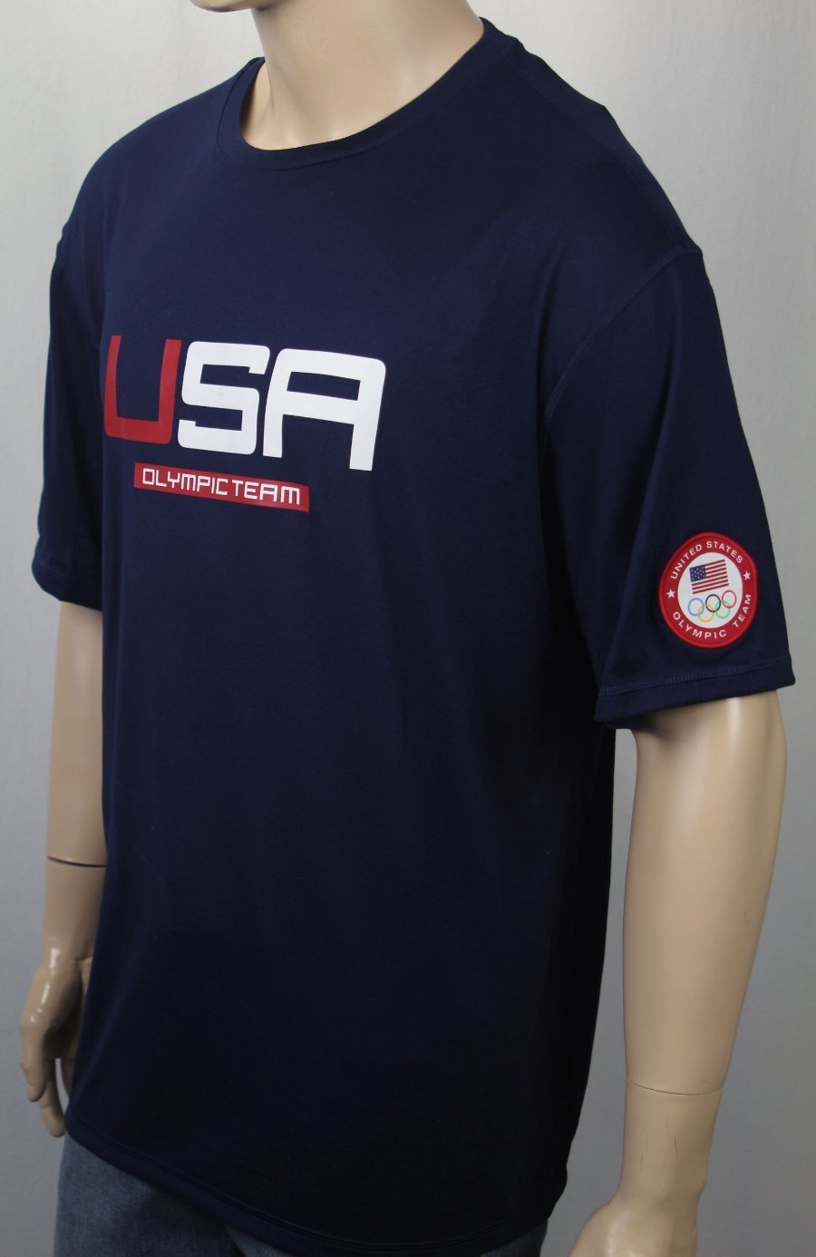 Polo Ralph Lauren Navy Blue Patriotic Olympic Crewneck Tee T-Shirt NWT