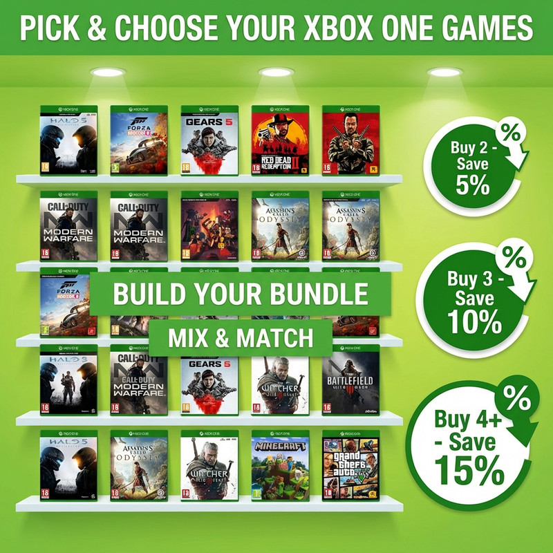 Xbox One Game Pick and Choose Fast Shipping 5 10 15% Off Bundle Order