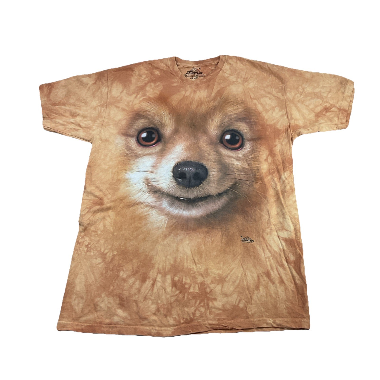 The Mountain Pomeranian Dog T-Shirt Sz XL AOP Y2K Tie Dye Vincent Hie USA gallery