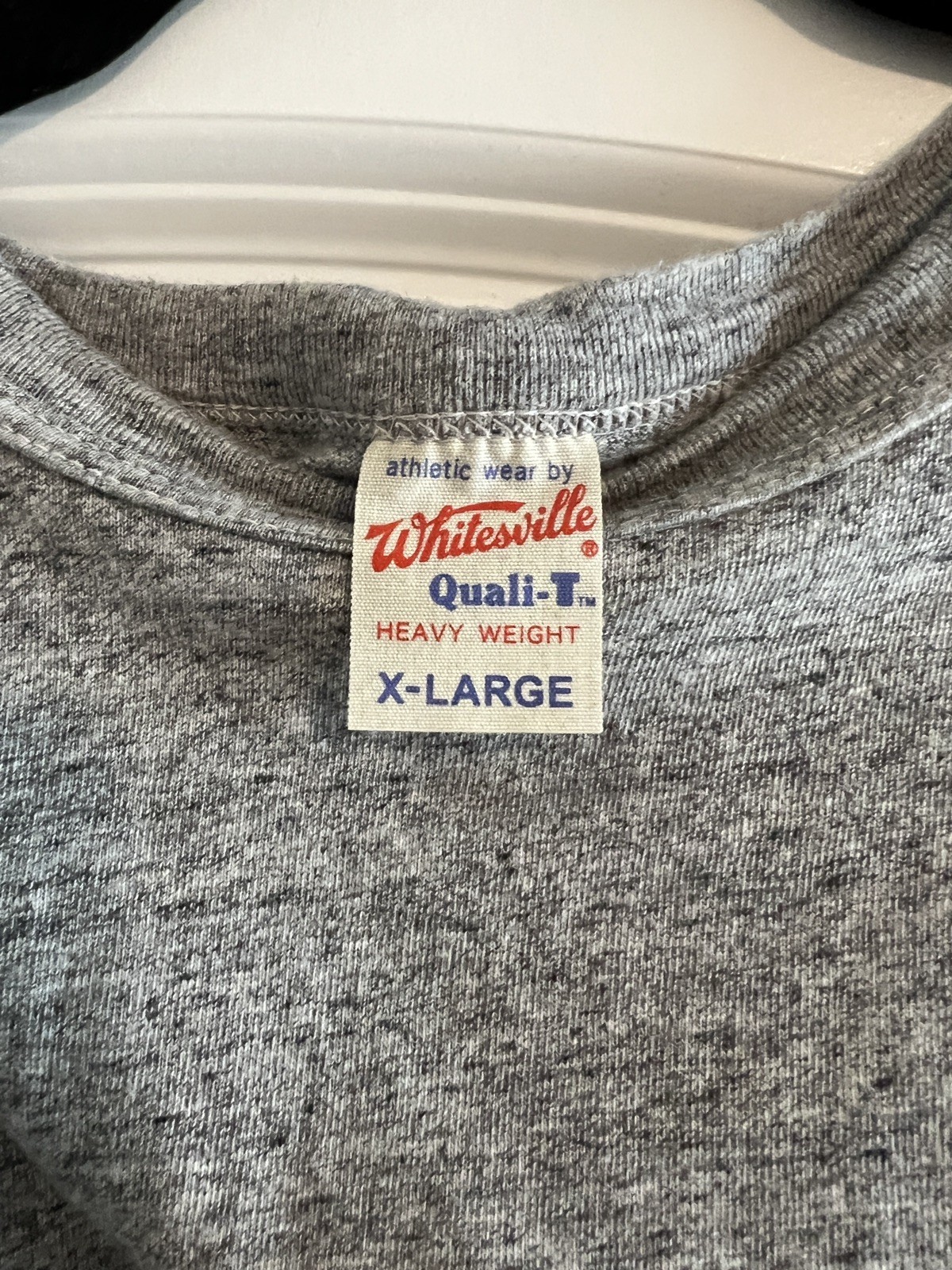 Whitesville Quali-T Heavyweight Gray Cotton Short Sleeve T-Shirt Size XL gallery