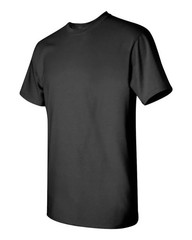 Extra Large Gildan (5-pack) Black Solid Heavy Cotton Short Sleeve Blank T-Shirt