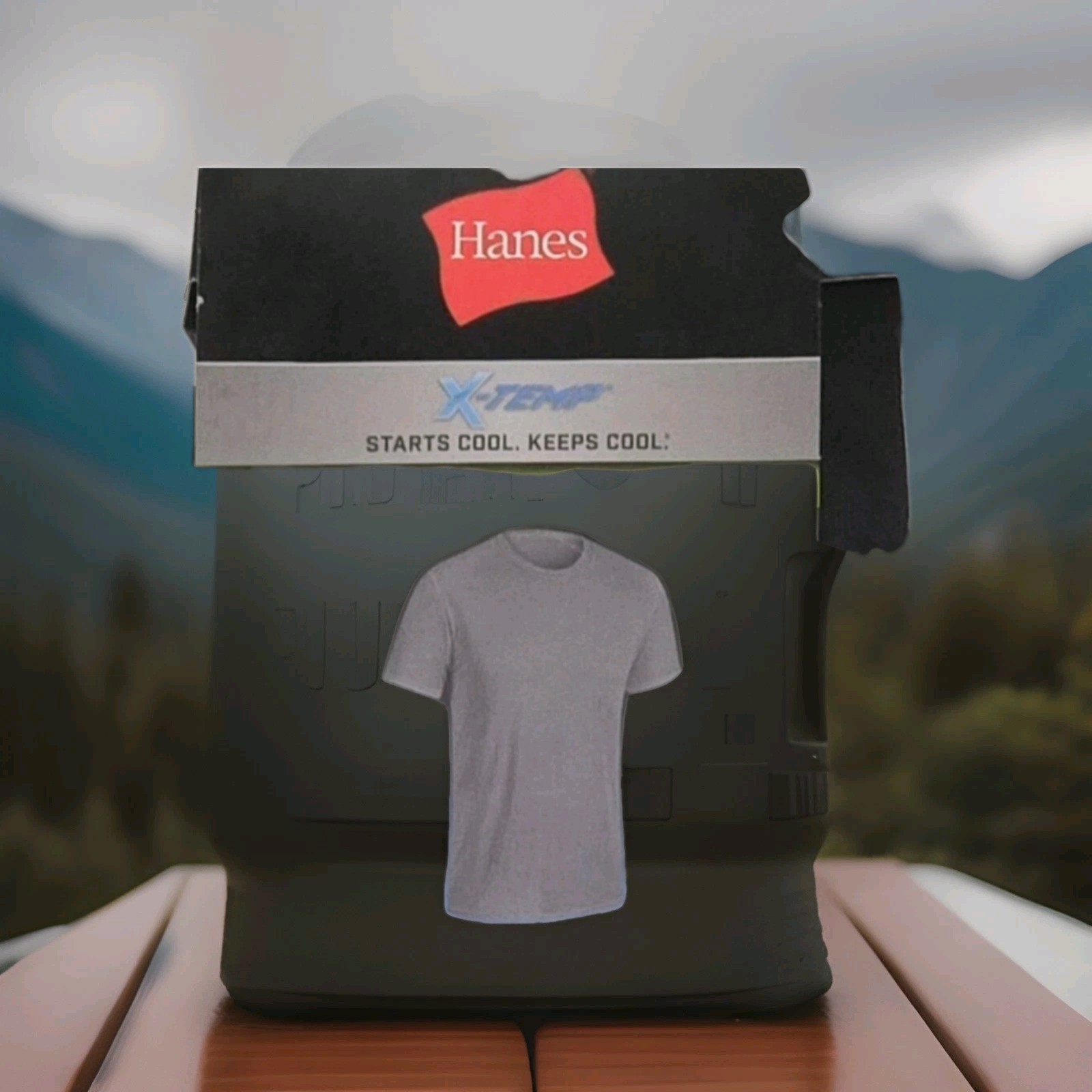 Hanes X-Temp 3XL Gray/Black. Mesh Tagless Quick Dry Stretch Crew Neck Tee 3-Pack gallery