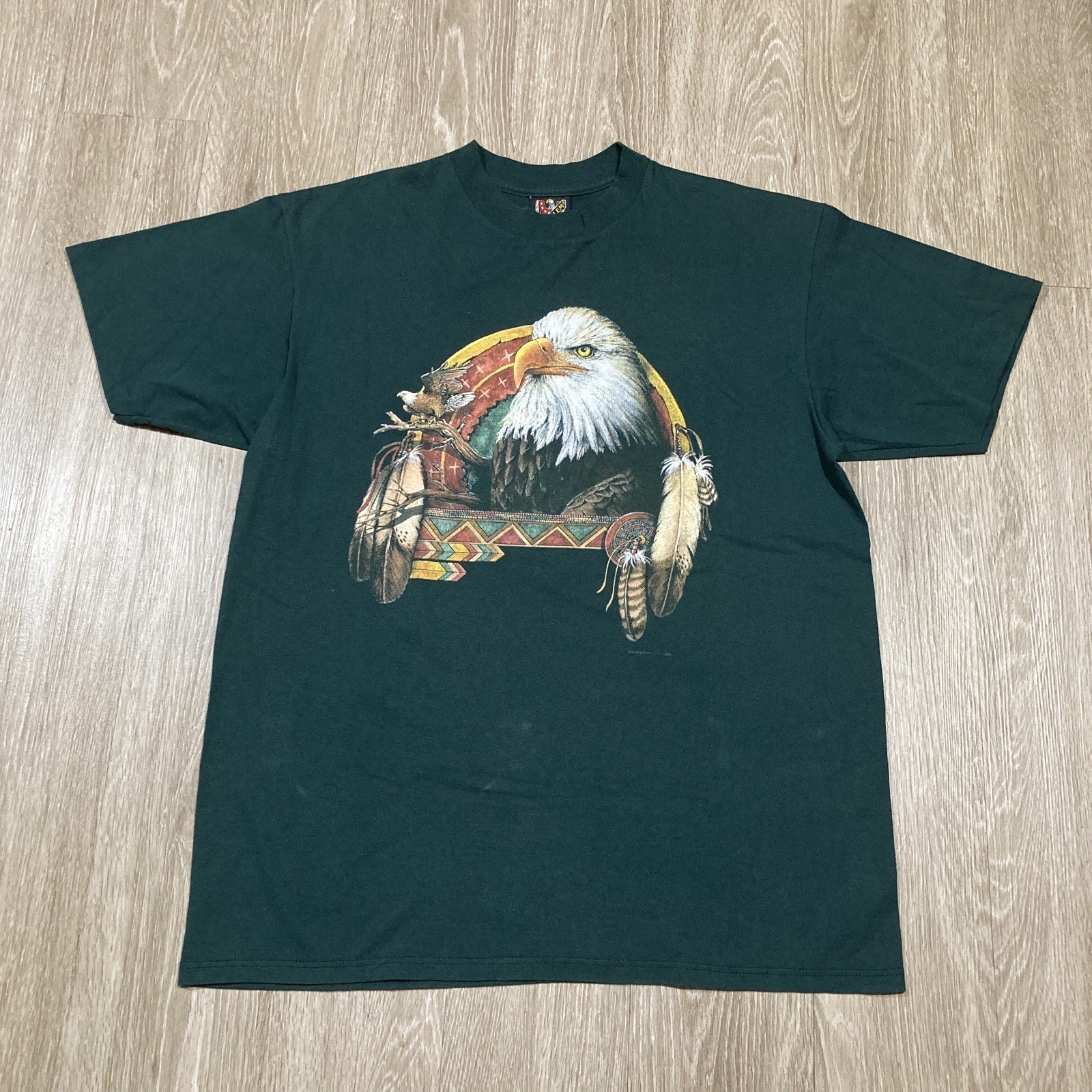 Harley Shirt XL 90s 3D Emblem Germany Native HD Biker Chopper Motorcycle Tee gallery