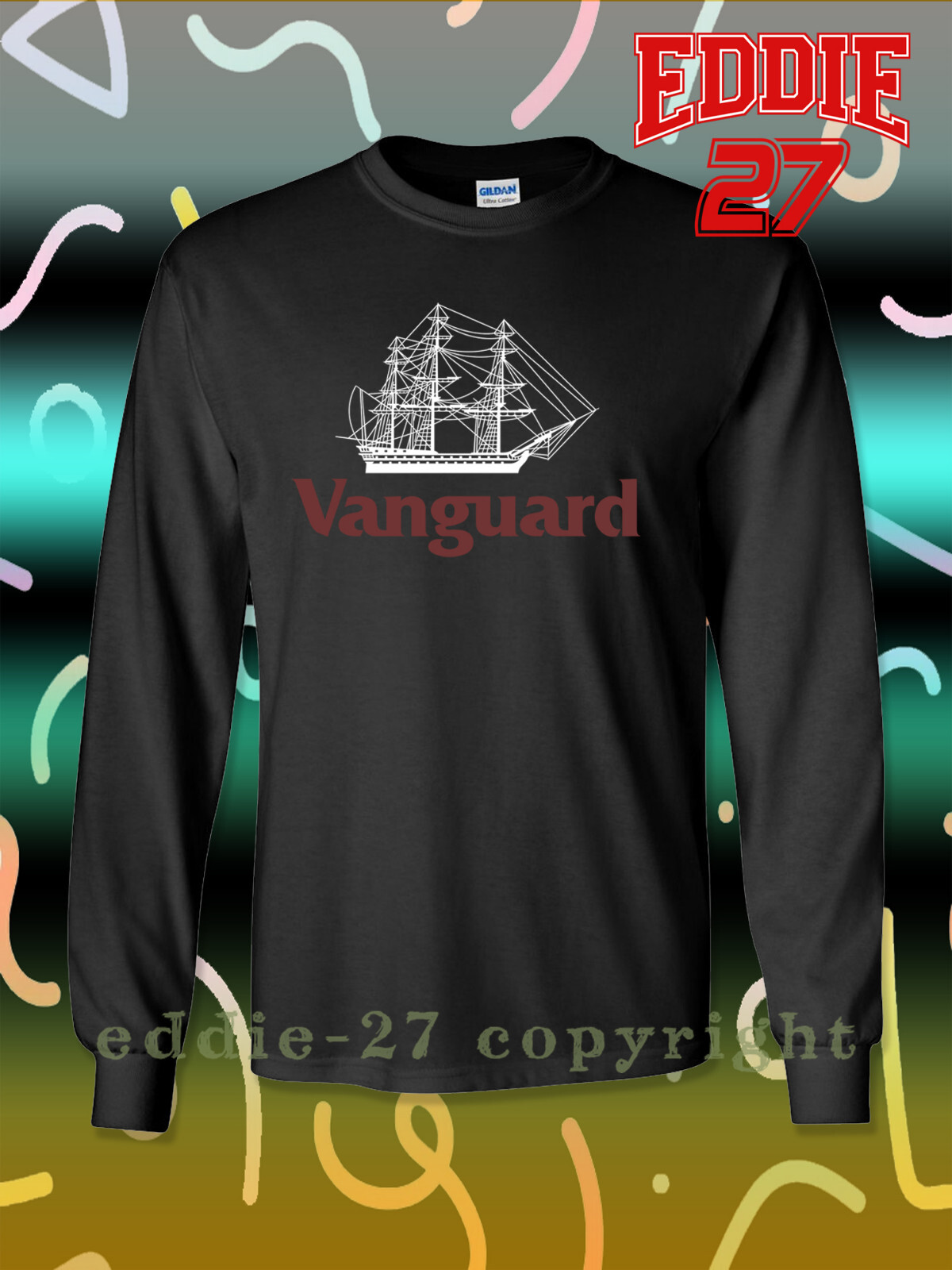 New Tee Shirt Vanguard Group Logo Men's Long Sleeve T-Shirt American T-Shirt gallery
