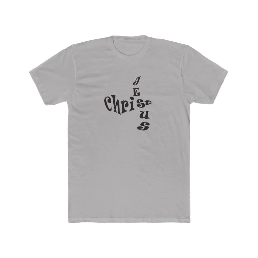 Next Level 3600 Soft Cotton Tee "Jesus Christ" black font sp gallery
