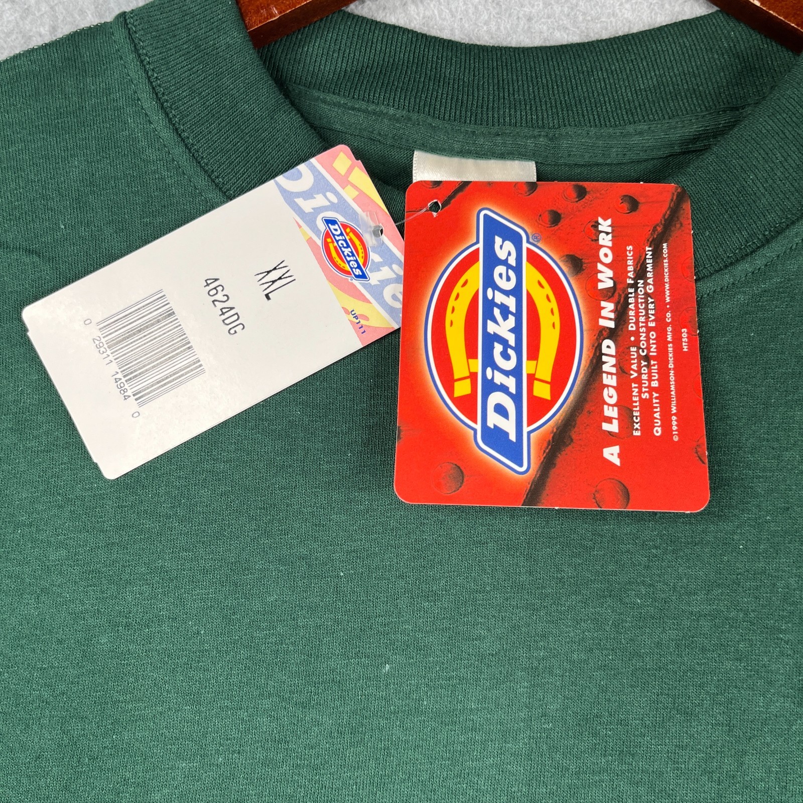 Dickies Pocket T Shirt 2XL Dark Green Casual Work Mens NEW NWT gallery
