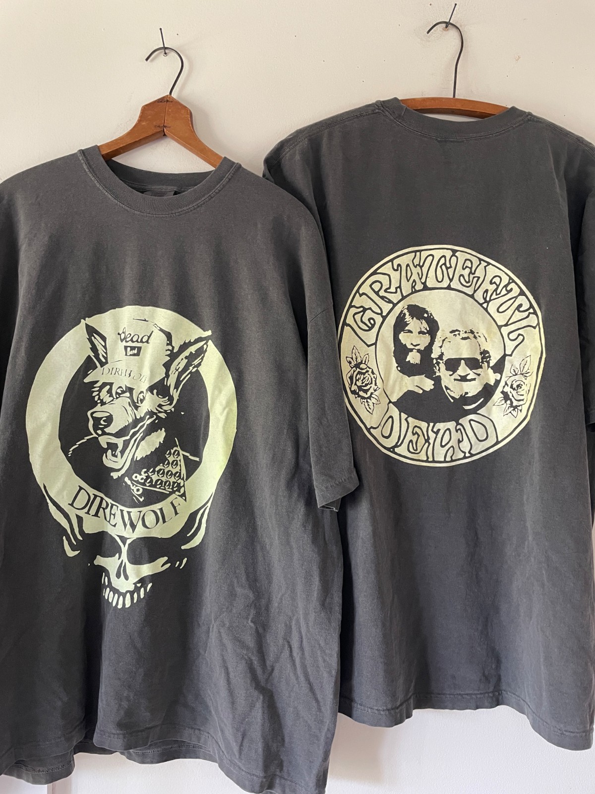 Deadhead Shakedown T-Shirt Grateful Dead Screenprint Direwolf Jerry Brent S-4XL