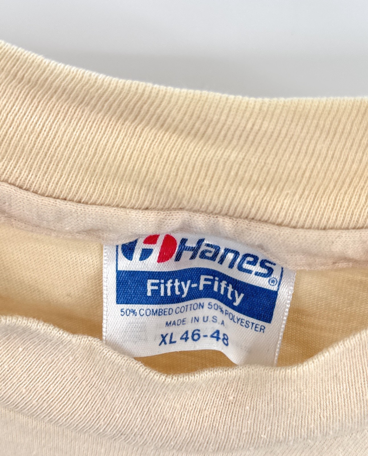 Vintage Hanes Fifty Fifty Vietnam War Never Forget T-Shirt XL SEE MEASUREMENTS gallery