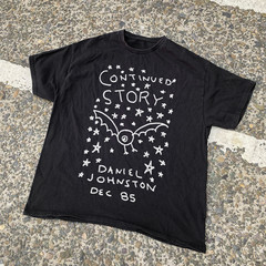 Daniel Johnston The Continued Story Promo T-Shirt Black XXL