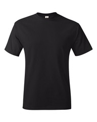 🔥 Hanes Unisex Authentic Short Sleeve Cotton & Blends T-Shirt 5250 Black 2XL