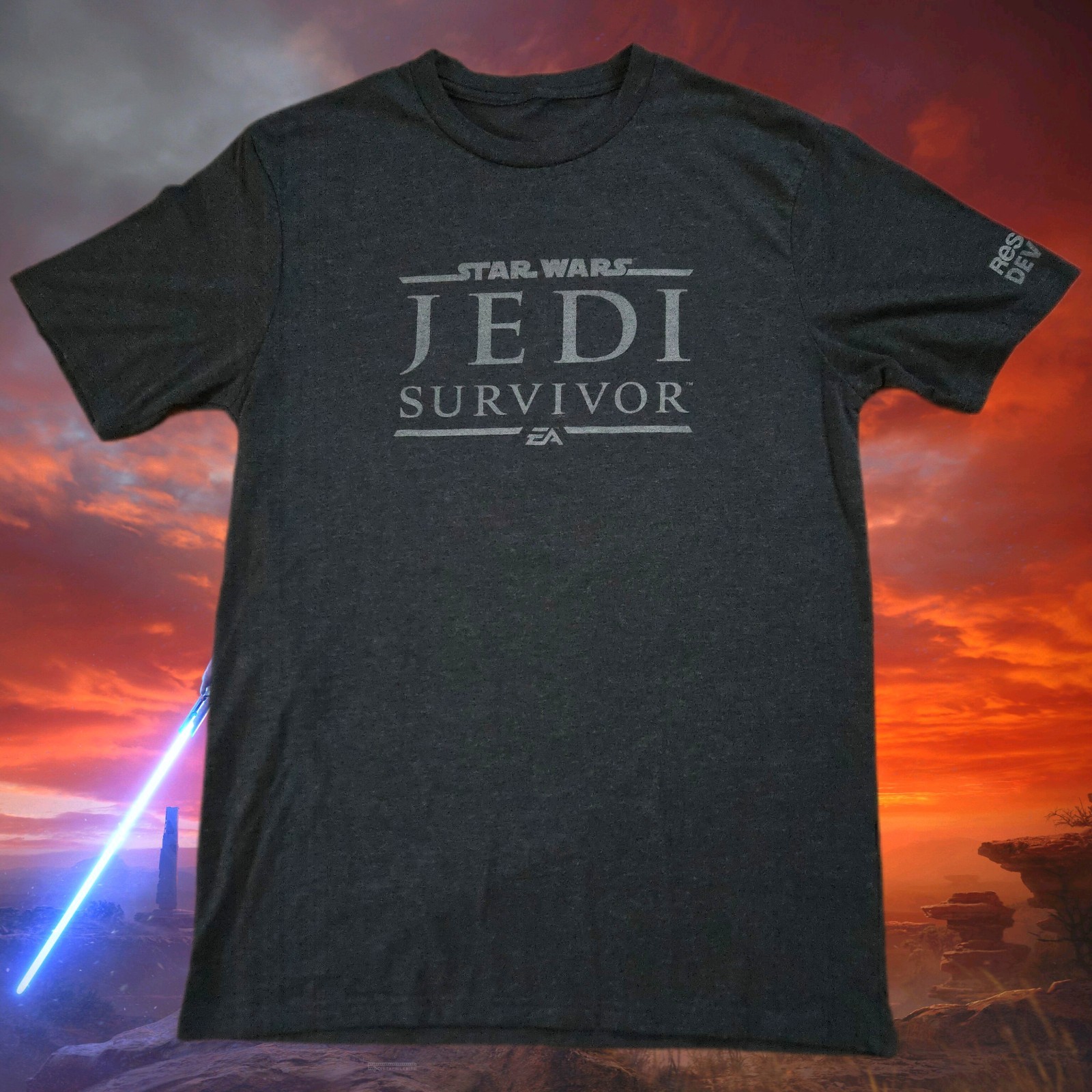 Star Wars Jedi Survivor T-shirt 2023 Respawn Dev Team crew shirt - Mens Medium gallery