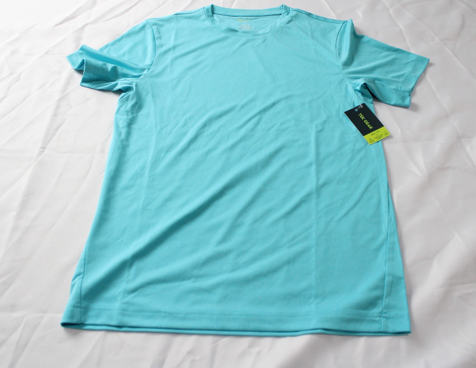 Tek Gear Men’s Dry Tek Technology Crewneck Tee CN6 Party Blue Small NWT