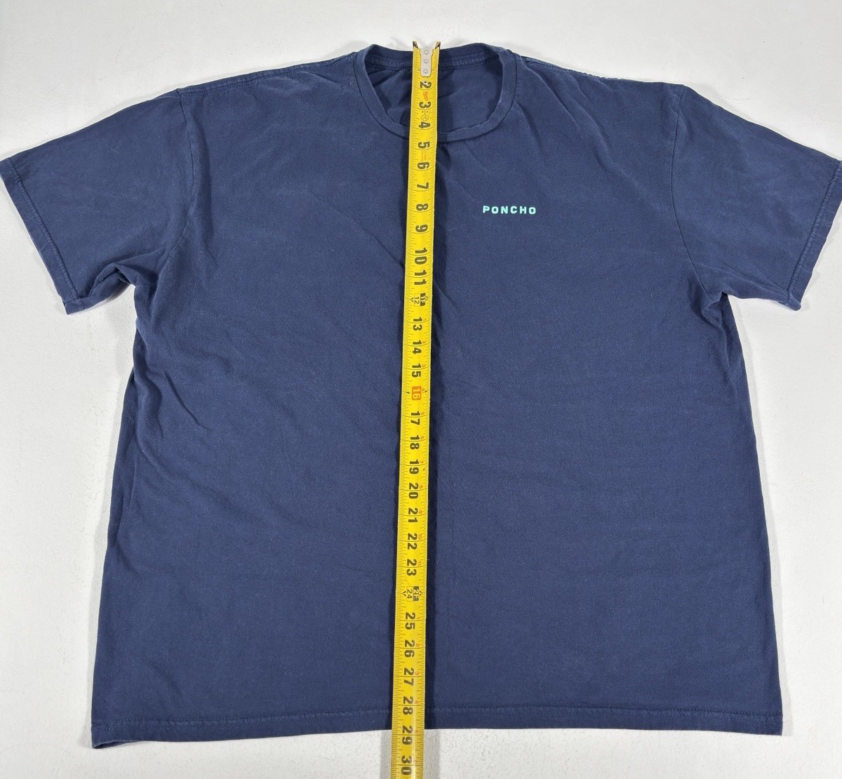 Poncho Outdoors T Shirt Mens 2XL Blue Short Sleeve Fishing Graphic Tee gallery