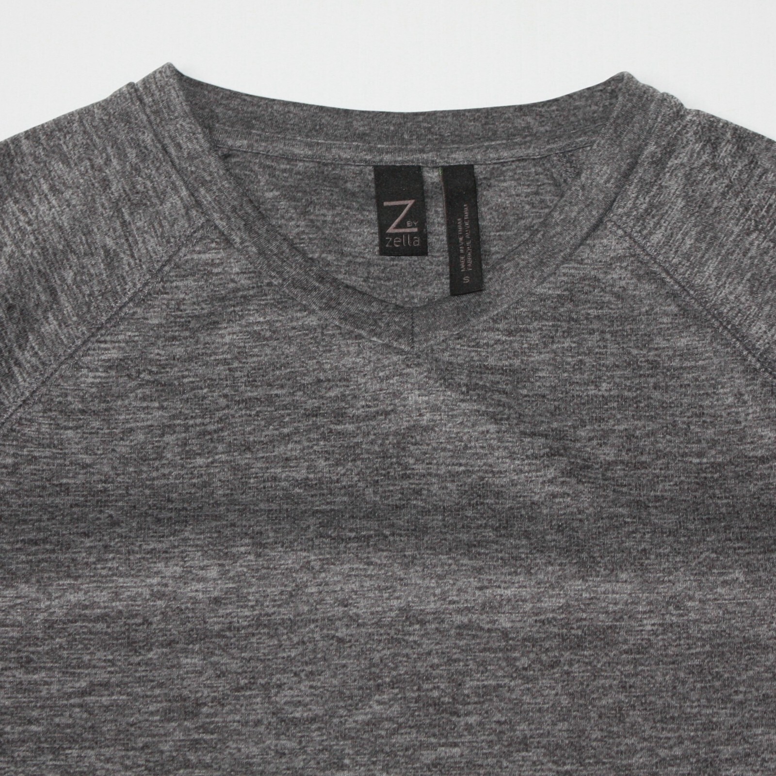 Z by Zella Men's V-neck Swing Performance Tee T-shirt Top in Gray Color & size S gallery