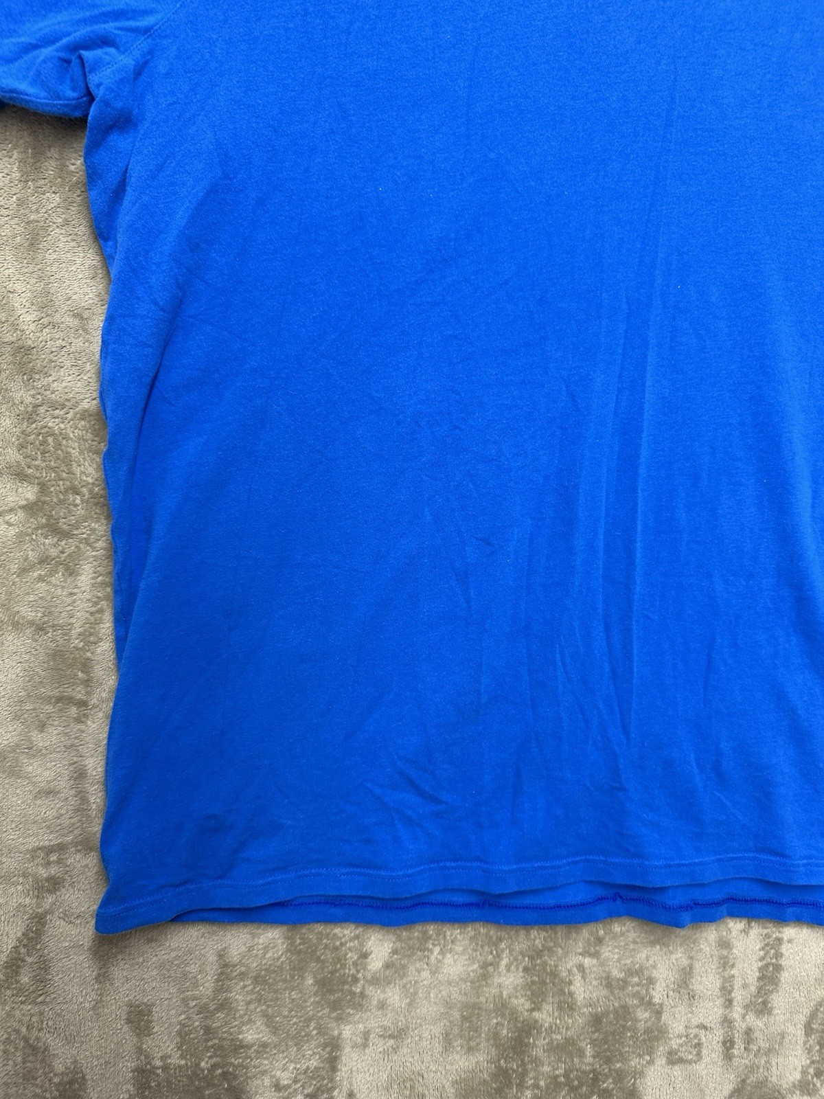 Under Armour Mens V neck Loose Fit Heat Gear Essential T Shirt Blue Sz 3XL gallery