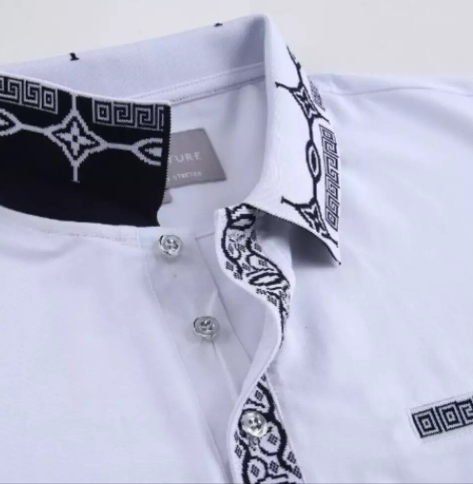 Men's Luxurious Fine Cotton Polo Shirt,Italian Style,Stretch M to 3XL…..A6.A gallery