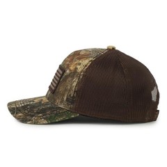 Realtree Patriotic Trucker Hat, Structured Baseball Hat, American Flag Patch,…