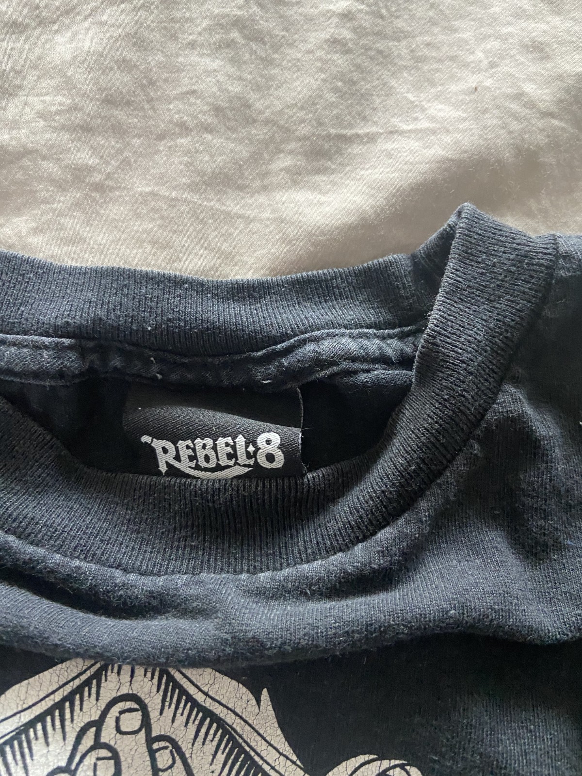 Vintage Rebel 8 rebel eight T Shirt tattoo mens medium Mary Black Mike Giant gallery