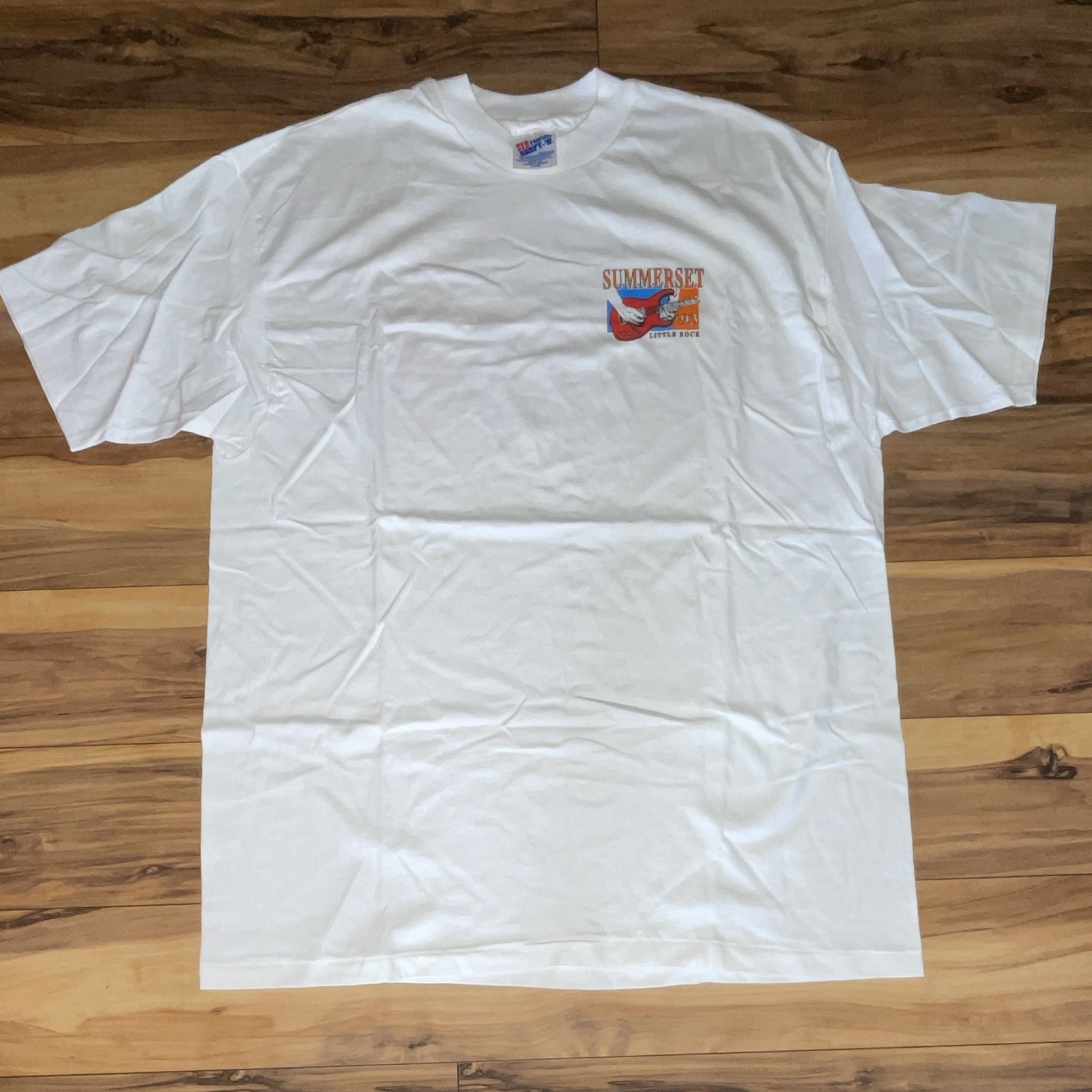 Vintage Hanes Beefy-T Summerset’93 Little Rock Concert Series DoubleSided Tee XL