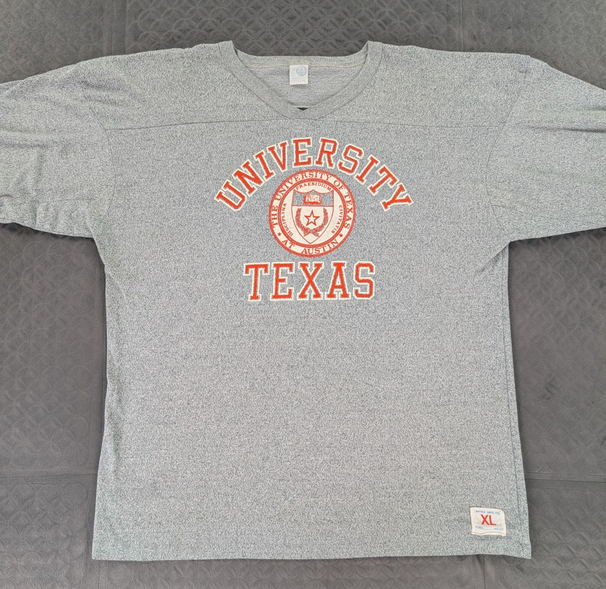 VTG University of Texas Longhorns Shirt Artex 3/4 Sleeve 70s 80s Men Medium/L gallery