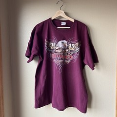 Motorcycle Sturgis T-Shirt 2012 Black Hills Rally Bikercore Men’s Size XL